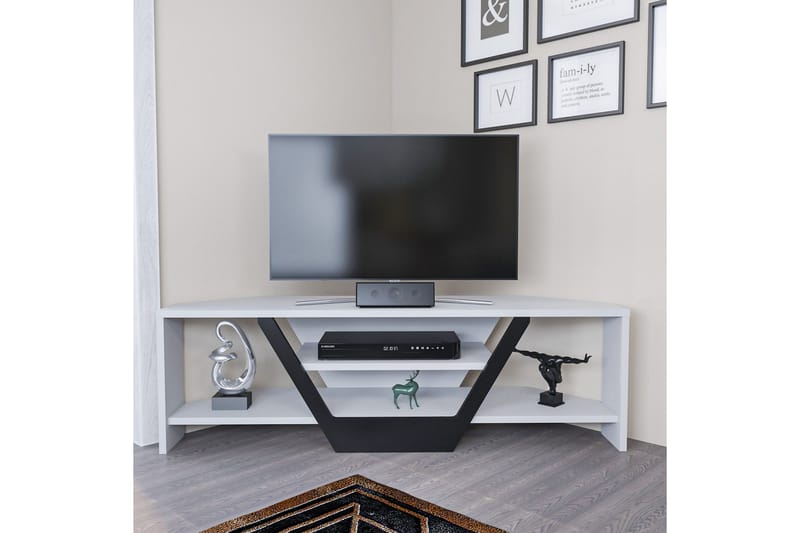 OBURUS Tv-bänk 120x36,8 cm Vit - Möbler - Vardagsrum - Tv-möbler & mediamöbler - Tv-bänkar