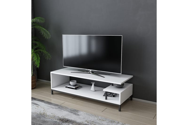 OBURUS Tv-bänk 120x37,6 cm Svart - Möbler - Vardagsrum - Tv-möbler & mediamöbler - Tv-bänkar