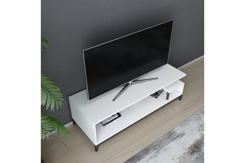 OBURUS Tv-bänk 120x37,6 cm Svart - Möbler - Vardagsrum - Tv-möbler & mediamöbler - Tv-bänkar