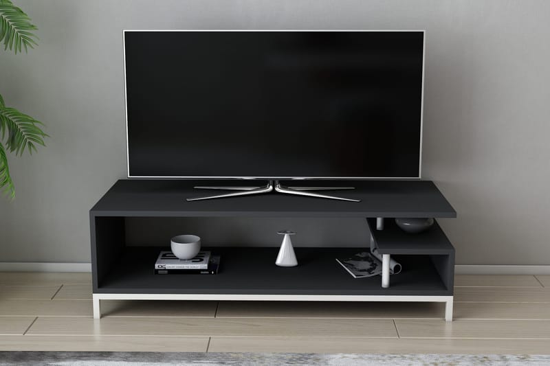 OBURUS Tv-bänk 120x37,6 cm Vit - Möbler - Vardagsrum - Tv-möbler & mediamöbler - Tv-bänkar