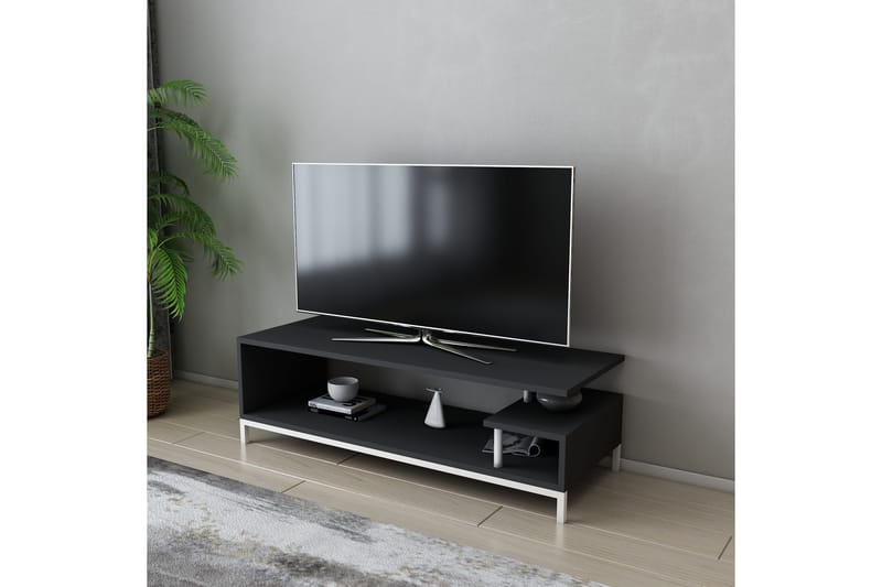 OBURUS Tv-bänk 120x37,6 cm Vit - Möbler - Vardagsrum - Tv-möbler & mediamöbler - Tv-bänkar