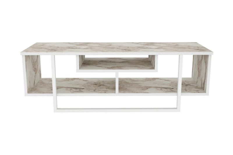 OBURUS Tv-bänk 120x40,2 cm Vit - Möbler - Vardagsrum - Tv-möbler & mediamöbler - Tv-bänkar