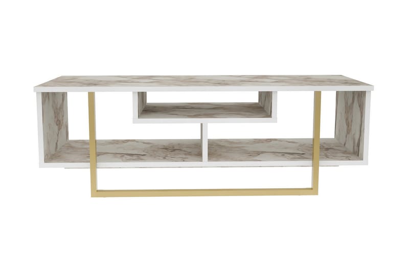 OBURUS Tv-bänk 120x40,2 cm Vit - Möbler - Vardagsrum - Tv-möbler & mediamöbler - Tv-bänkar