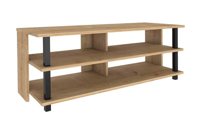OBURUS Tv-bänk 120x47,4 cm Svart - Möbler - Vardagsrum - Tv-möbler & mediamöbler - Tv-bänkar