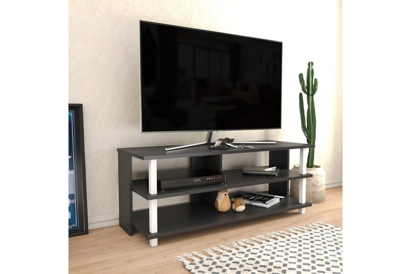 OBURUS Tv-bänk 120x47,4 cm Vit - Tv-bänkar