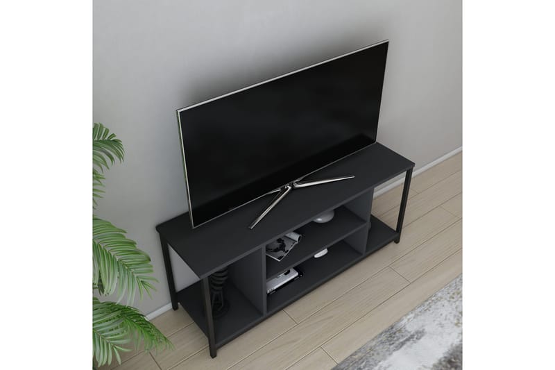 OBURUS Tv-bänk 120x50,8 cm Svart - Möbler - Vardagsrum - Tv-möbler & mediamöbler - Tv-bänkar