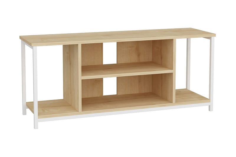 OBURUS Tv-bänk 120x50,8 cm Vit - Möbler - Vardagsrum - Tv-möbler & mediamöbler - Tv-bänkar