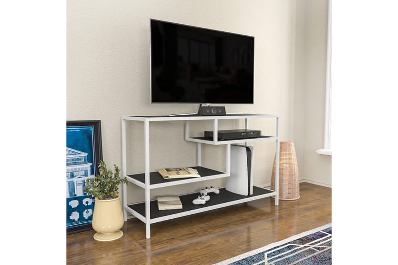 OBURUS Tv-bänk 120x75 cm Vit - Möbler - Vardagsrum - Tv-möbler & mediamöbler - Tv-bänkar