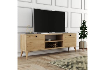 OBURUS Tv-bänk 138x42,6 cm Brun - Möbler - Vardagsrum - Tv-möbler & mediamöbler - Tv-bänkar