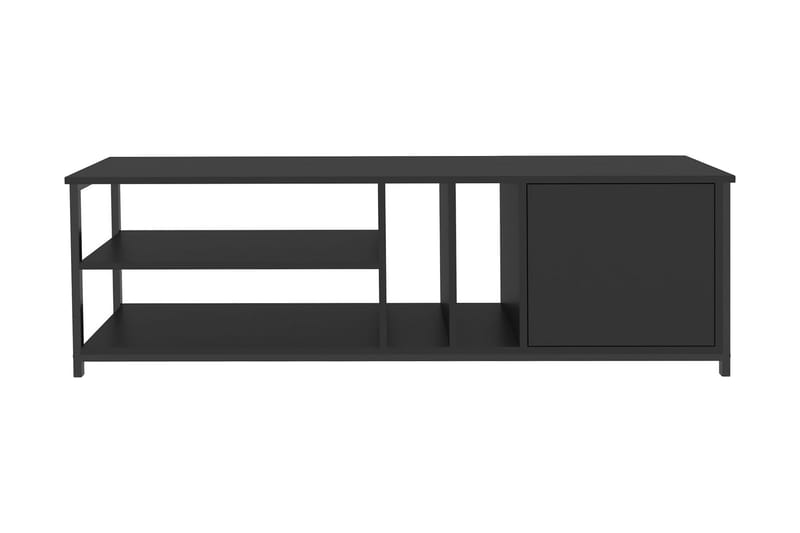 OBURUS Tv-bänk 140x50,8 cm Svart - Möbler - Vardagsrum - Tv-möbler & mediamöbler - Tv-bänkar