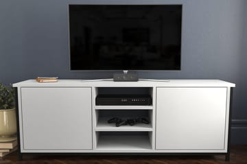 OBURUS Tv-bänk 140x50,8 cm Svart - Möbler - Vardagsrum - Tv-möbler & mediamöbler - Tv-bänkar