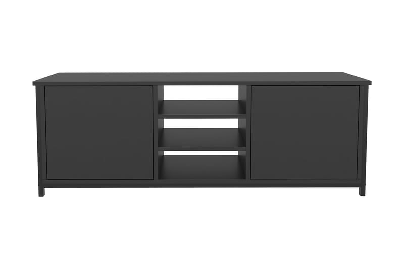 OBURUS Tv-bänk 140x50,8 cm Svart - Möbler - Vardagsrum - Tv-möbler & mediamöbler - Tv-bänkar