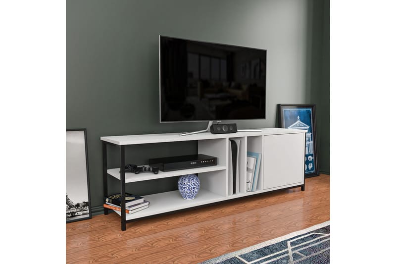 OBURUS Tv-bänk 140x50,8 cm Svart - Möbler - Vardagsrum - Tv-möbler & mediamöbler - Tv-bänkar