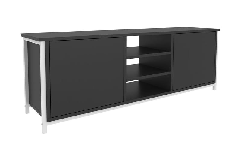 OBURUS Tv-bänk 140x50,8 cm Vit - Möbler - Vardagsrum - Tv-möbler & mediamöbler - Tv-bänkar