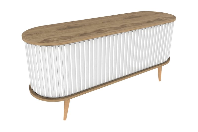 OBURUS Tv-bänk 140x64 cm Brun - Möbler - Vardagsrum - Tv-möbler & mediamöbler - Tv-bänkar
