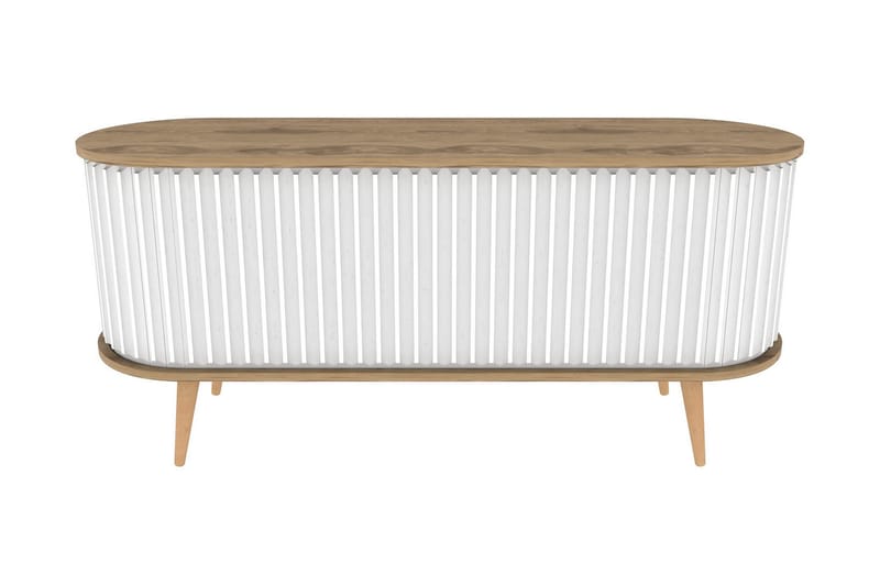 OBURUS Tv-bänk 140x64 cm Brun - Möbler - Vardagsrum - Tv-möbler & mediamöbler - Tv-bänkar