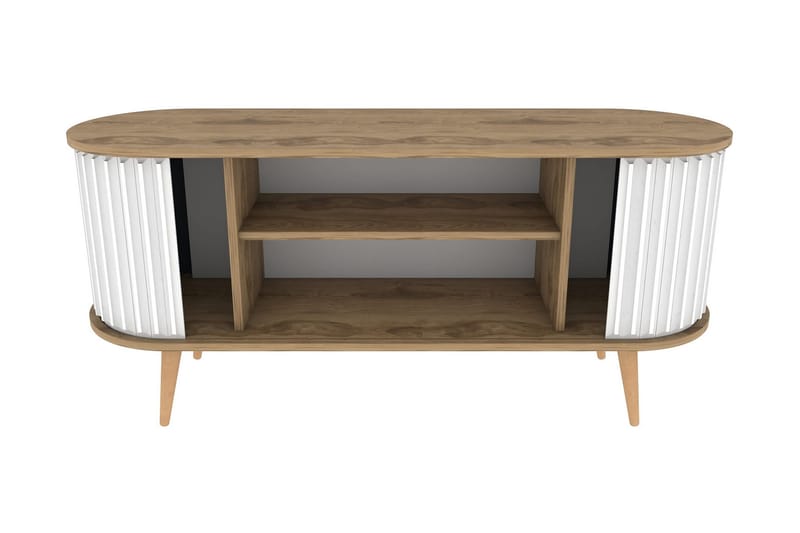 OBURUS Tv-bänk 140x64 cm Brun - Möbler - Vardagsrum - Tv-möbler & mediamöbler - Tv-bänkar