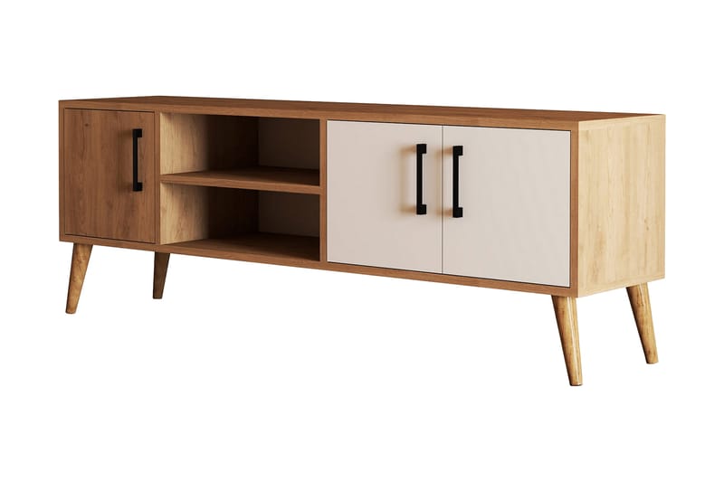 OBURUS Tv-bänk 150x52 cm Brun - Möbler - Vardagsrum - Tv-möbler & mediamöbler - Tv-bänkar