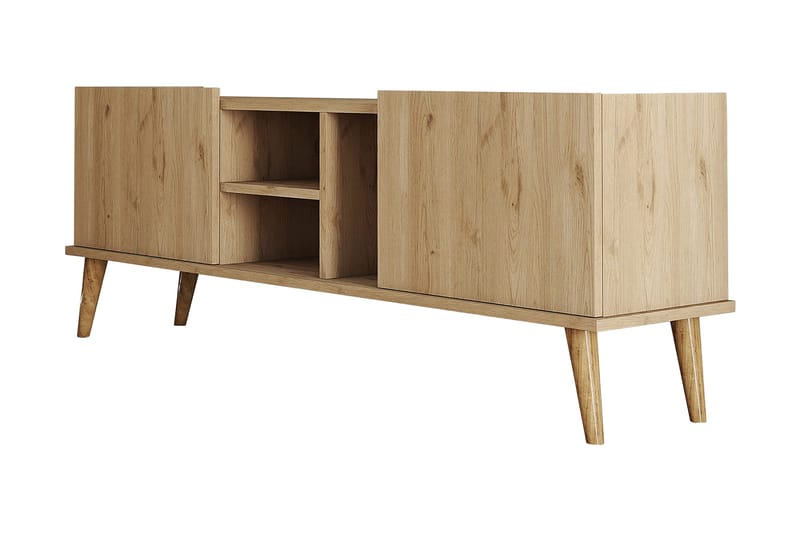 OBURUS Tv-bänk 150x52 cm Brun - Möbler - Vardagsrum - Tv-möbler & mediamöbler - Tv-bänkar