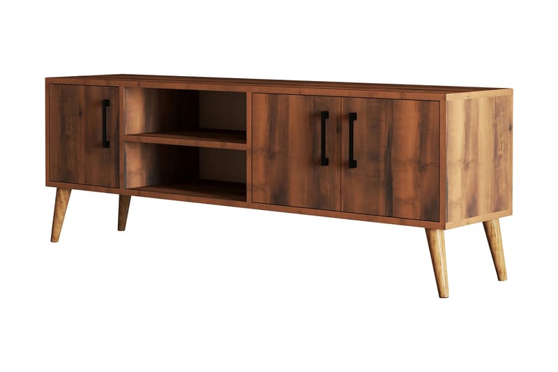 OBURUS Tv-bänk 150x52 cm Brun - Möbler - Vardagsrum - Tv-möbler & mediamöbler - Tv-bänkar