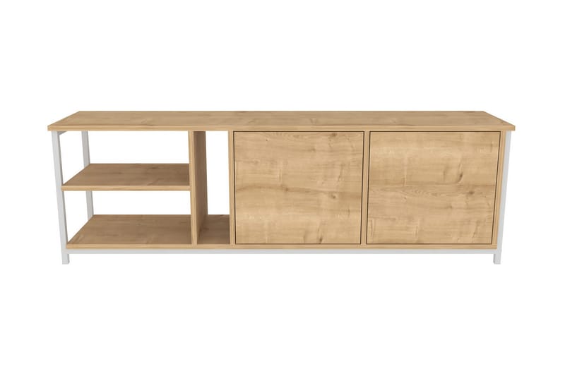 OBURUS Tv-bänk 160x50,8 cm Vit - Möbler - Vardagsrum - Tv-möbler & mediamöbler - Tv-bänkar