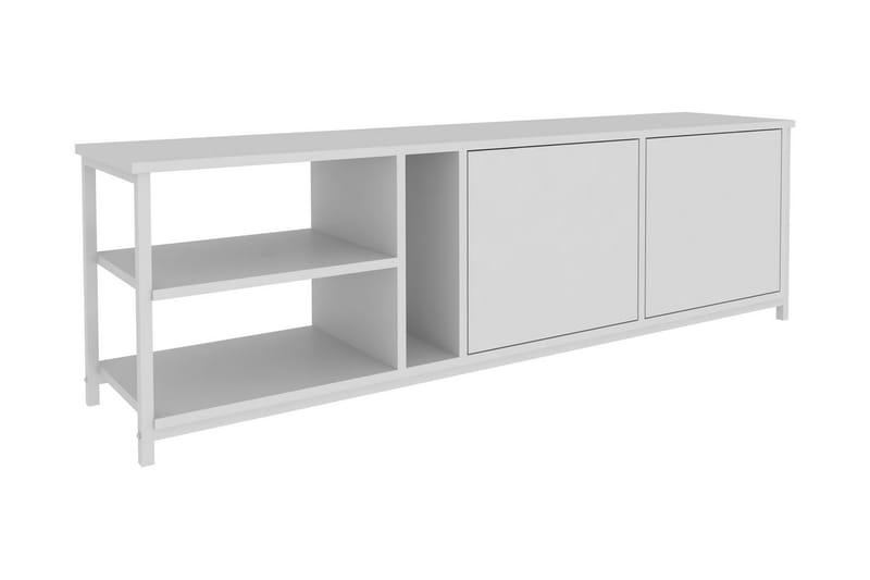OBURUS Tv-bänk 160x50,8 cm Vit - Möbler - Vardagsrum - Tv-möbler & mediamöbler - Tv-bänkar