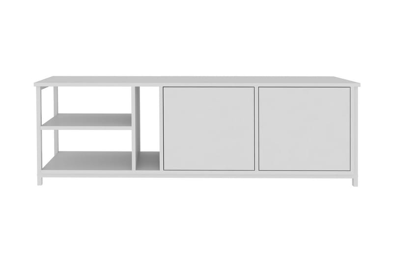 OBURUS Tv-bänk 160x50,8 cm Vit - Möbler - Vardagsrum - Tv-möbler & mediamöbler - Tv-bänkar