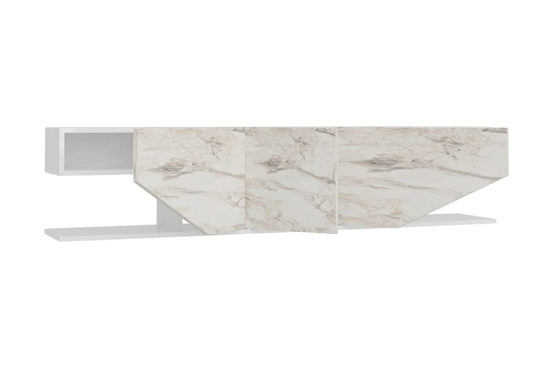 OBURUS Tv-bänk 180x45 cm Vit - Möbler - Vardagsrum - Tv-m�öbler & mediamöbler - Tv-bänkar
