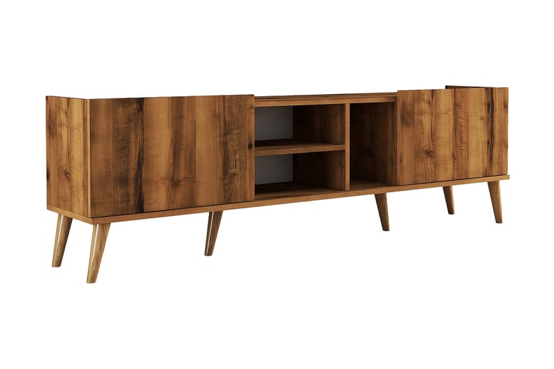 OBURUS Tv-bänk 180x52 cm Brun - Möbler - Vardagsrum - Tv-möbler & mediamöbler - Tv-bänkar