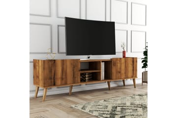 OBURUS Tv-bänk 180x52 cm Brun - Möbler - Vardagsrum - Tv-möbler & mediamöbler - Tv-bänkar
