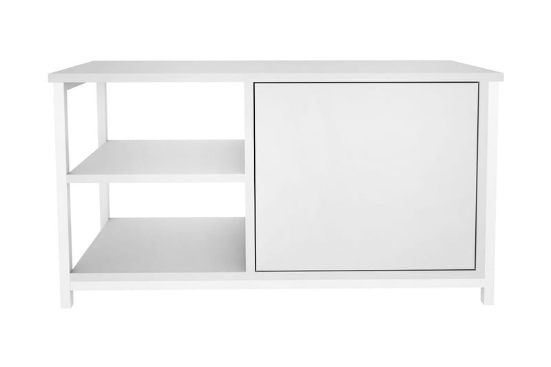 OBURUS Tv-bänk 89,6x50,8 cm Vit - Möbler - Vardagsrum - Tv-möbler & mediamöbler - Tv-bänkar