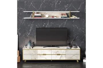 Ocotla Tv-bänk 179,8 cm - Vit - Möbler - Vardagsrum - Tv-möbler & mediamöbler - Tv-bänkar