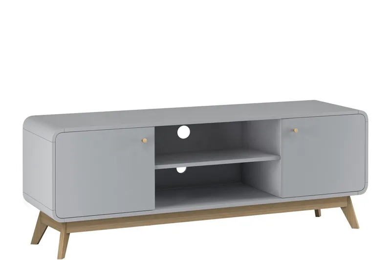 Olivet Tv-bänk 140 cm - Grå - Möbler - Vardagsrum - Tv-möbler & mediamöbler - Tv-bänkar