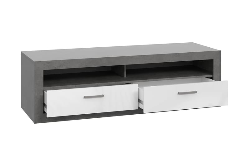 ORLIVKA Vitrinskåp 41x93 cm Grå/Vit - Möbler - Vardagsrum - Tv-möbler & mediamöbler - Tv-bänkar