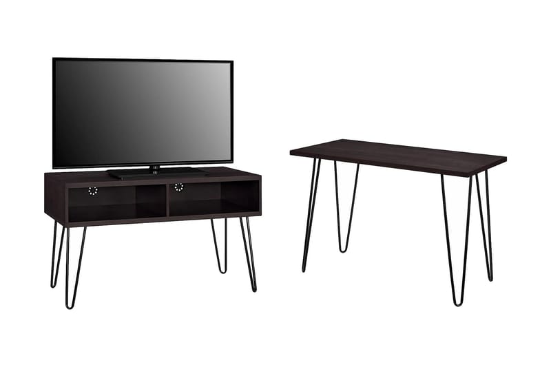 OWEN TV-bänk 107x50 cm Espresso - Dorel Home - Möbler - Vardagsrum - Tv-möbler & mediamöbler - Tv-bänkar