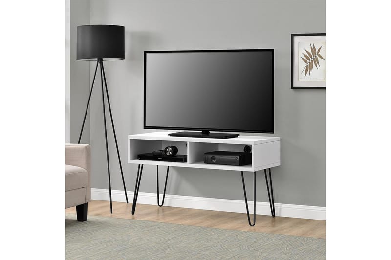 OWEN TV-bänk 107x50 cm Vit - Dorel Home - Möbler - Vardagsrum - Tv-möbler & mediamöbler - Tv-bänkar