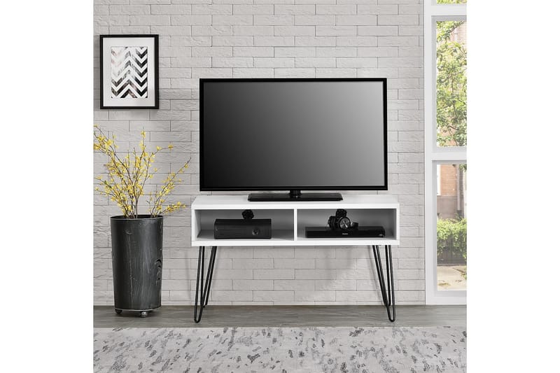 OWEN TV-bänk 107x50 cm Vit - Dorel Home - Möbler - Vardagsrum - Tv-möbler & mediamöbler - Tv-bänkar