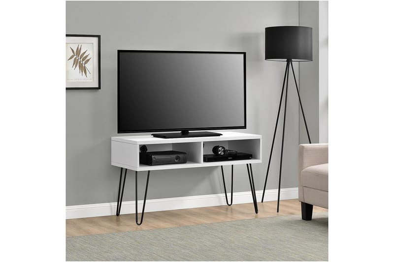 OWEN TV-bänk 107x50 cm Vit - Dorel Home - Möbler - Vardagsrum - Tv-möbler & mediamöbler - Tv-bänkar