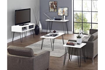 Owen TV-bänk 107x50 cm Vit - Dorel Home - Möbler - Vardagsrum - Tv-möbler & mediamöbler - Tv-bänkar
