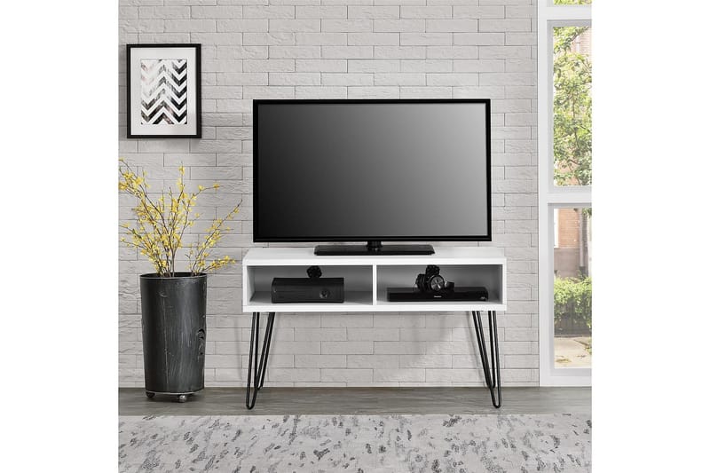 Owen TV-bänk 107x50 cm Vit - Dorel Home - Möbler - Vardagsrum - Tv-möbler & mediamöbler - Tv-bänkar