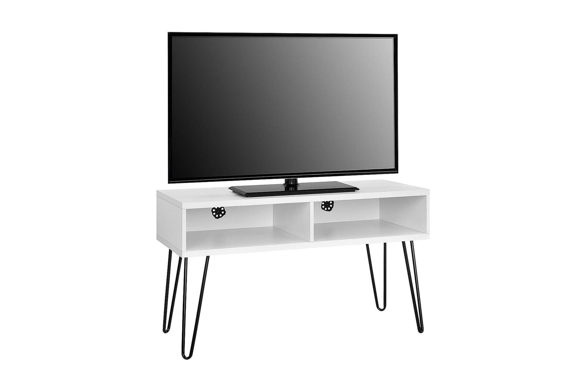 owen tv-bänk 107x50 cm vit - dorel home