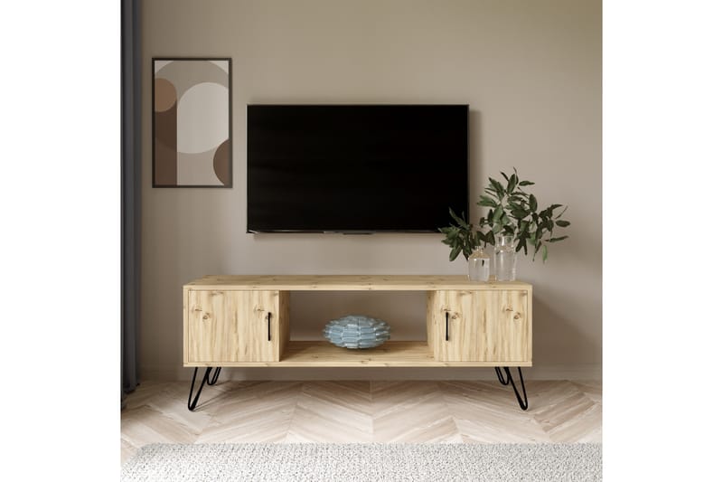 PATIN Tv-bänk 150 cm Natur - Möbler - Vardagsrum - Tv-möbler & mediamöbler - Tv-bänkar