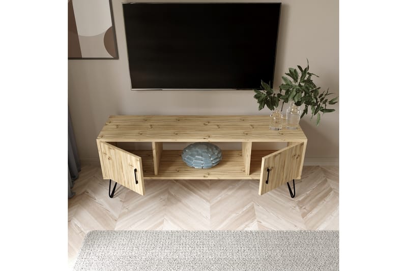 PATIN Tv-bänk 150 cm Natur - Möbler - Vardagsrum - Tv-möbler & mediamöbler - Tv-bänkar