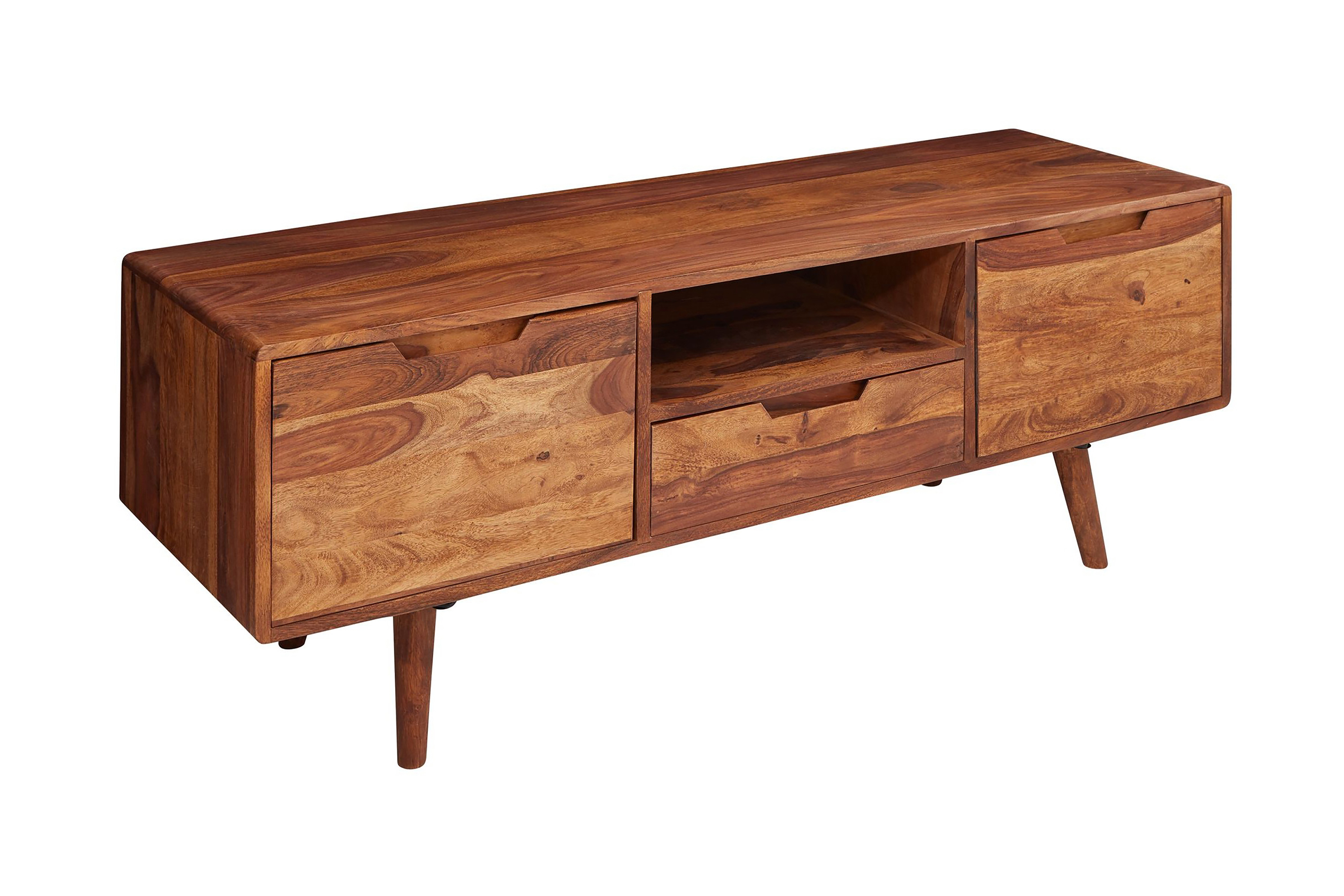 penkwitz tv-bänk 135 cm brun -