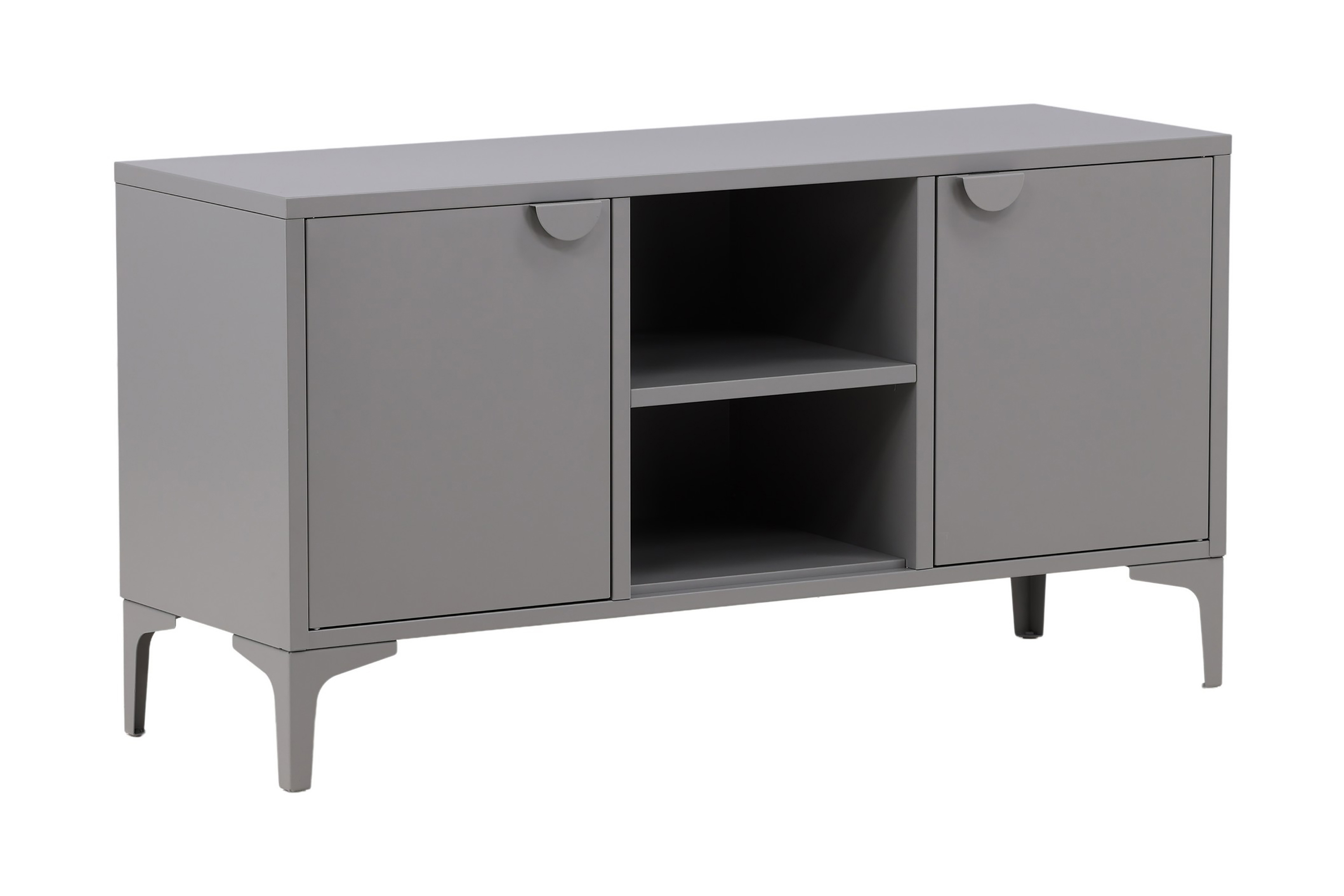 piring tv-bänk 120x40x63 cm - ljusgrå