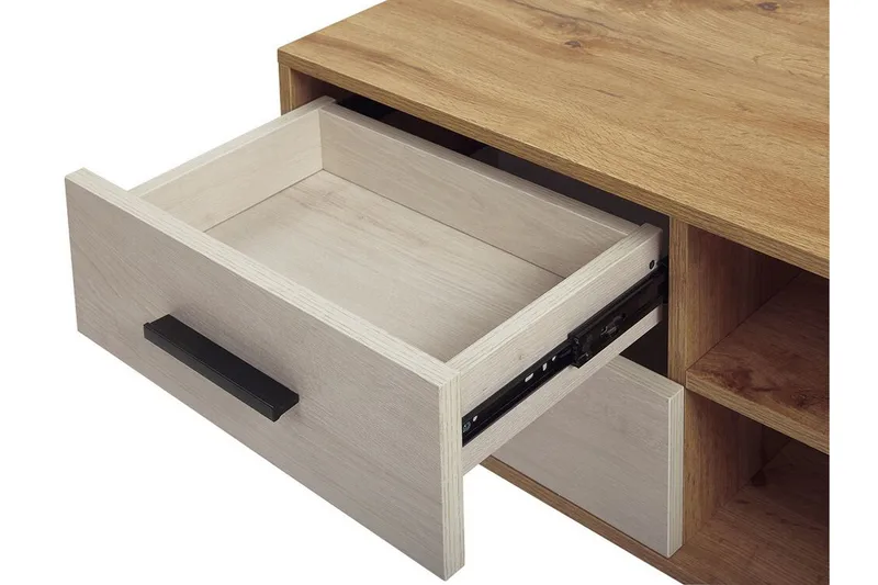 Poblat TV-bänk 120 cm - Vit - Möbler - Vardagsrum - Tv-möbler & mediamöbler - Tv-bänkar