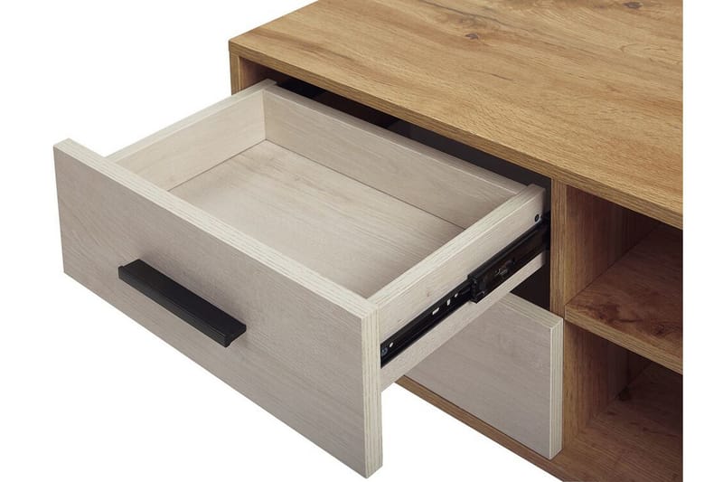 Poblat TV-bänk 120 cm - Vit - Möbler - Vardagsrum - Tv-möbler & mediamöbler - Tv-bänkar