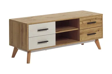 Poblat TV-bänk 120 cm - Vit - Möbler - Vardagsrum - Tv-möbler & mediamöbler - Tv-bänkar