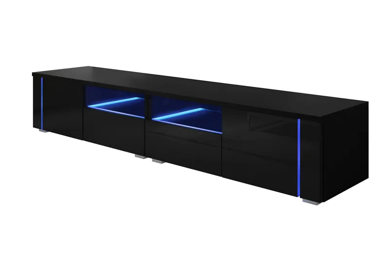 Portvasgo TV-Bänk 100 cm - Svart - Möbler - Vardagsrum - Tv-möbler & mediamöbler - Tv-bänkar