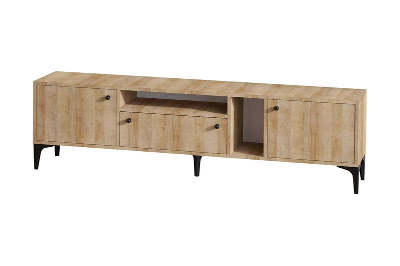 PRENTON Tv-bänk 180 cm Natur - Möbler - Vardagsrum - Tv-möbler & mediamöbler - Tv-bänkar
